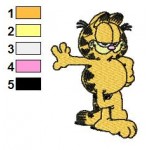 Garfield 39 Embroidery Design